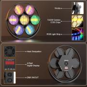 Eladó számlával, garanciával új 7x50 watt Retro Vintage wash/par lámpák