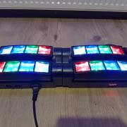 10db rgbw led spider (beszámítás is) (Bp.- Székesfehérvár)(Régi retró fényeket is beszámítok)