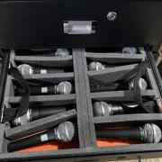 Mikrofonos fiókos RACK