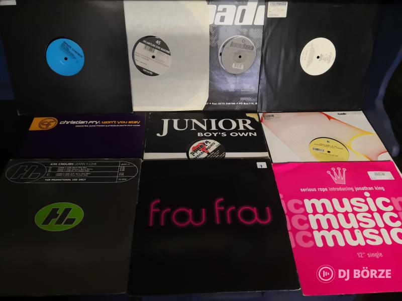 100+ maxi lemez, 90-es és 2000-es évek, house, dance, trance és társai
