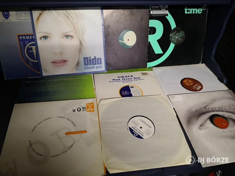 100+ maxi lemez, 90-es és 2000-es évek, house, dance, trance és társai
