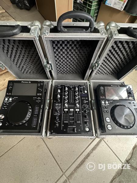Pioneer XDJ-700 + DJM-450 rackelve