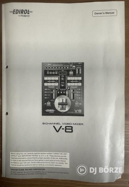 Roland Edirol V-8 video Keverő gyönyörű állapotban, made in Japan