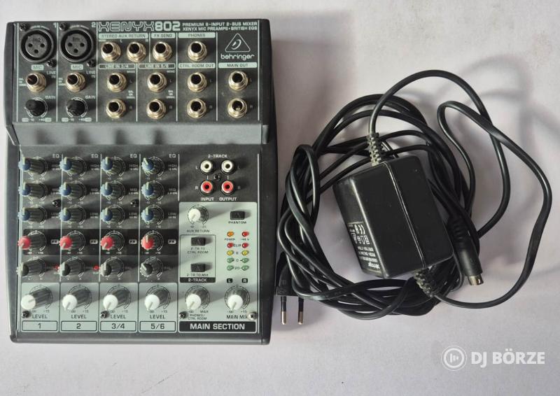 BEHRINGER XENYX 802 KEVERŐ!