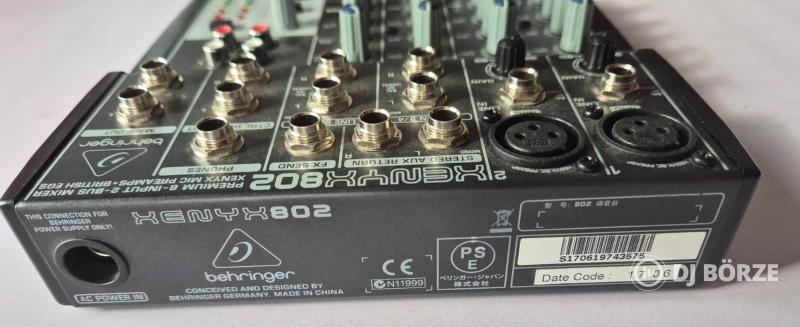 BEHRINGER XENYX 802 KEVERŐ!