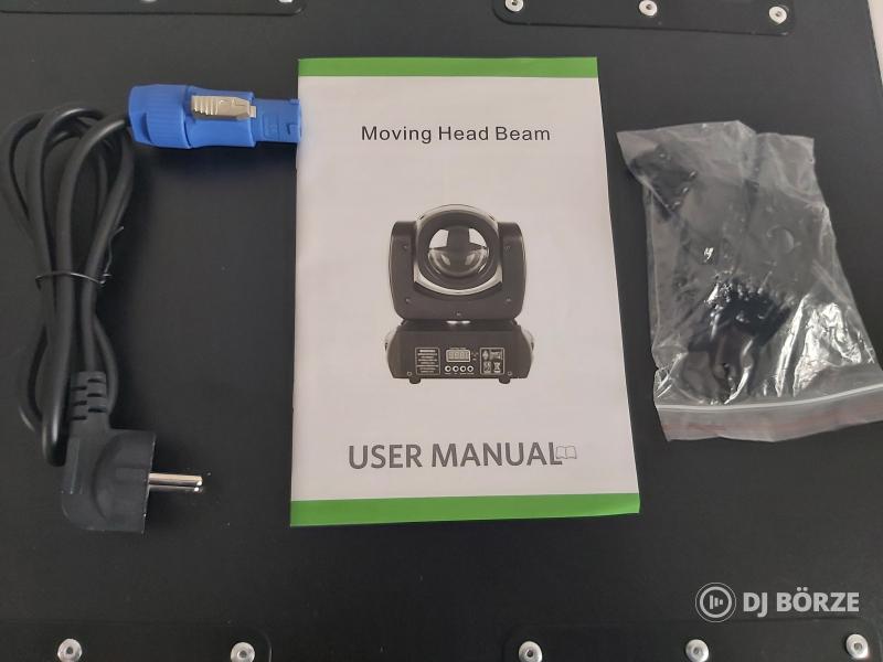 Eladó új 100 watt 1/18 prizmás beam&spot robotlámpák rackekkel