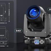 Eladó új 150 watt ledes beam & spot robotlámpák rackekkel