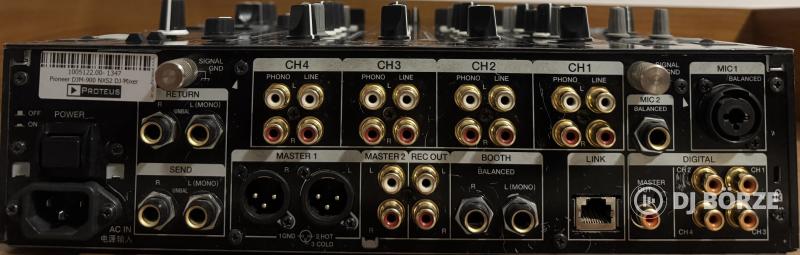 Pioneer DJM900 NXS2 nagyon szép állapot (fóliázott, rack-ben tárolt), hibátlan működés