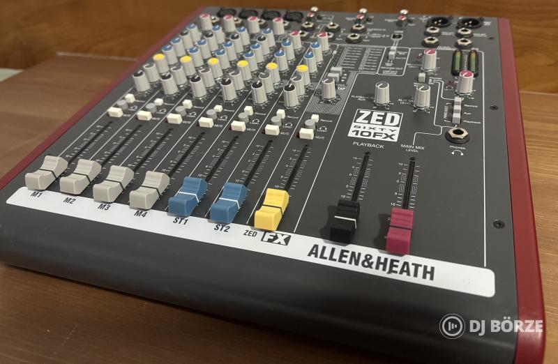 Allen & Heath Zed60-10FX 10csatornás zenekari keverő, új állapot
