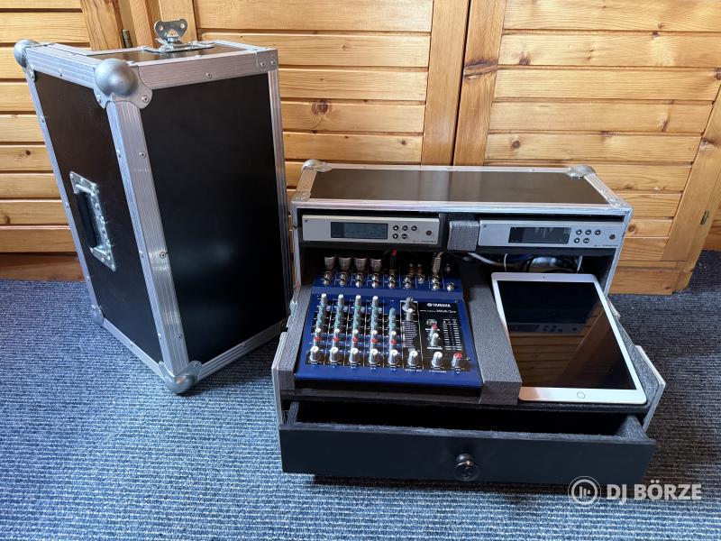 Fiókos Safe Case Rack Kábelezve