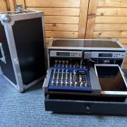 Fiókos Safe Case Rack Kábelezve