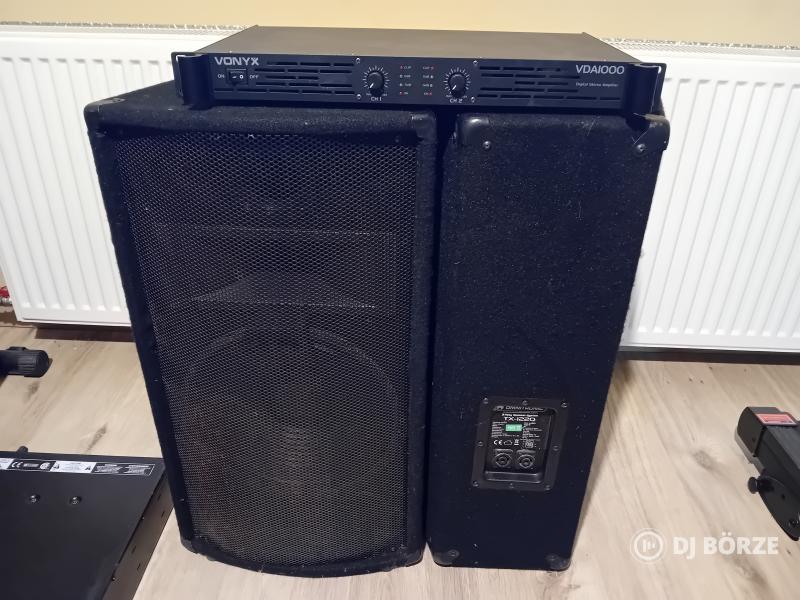 Omnitronic tx 1220 pár+ Vonyx végfok (beszámítás is)