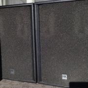 Aktiv rendszer,2.1,18" sub, két 12" top.