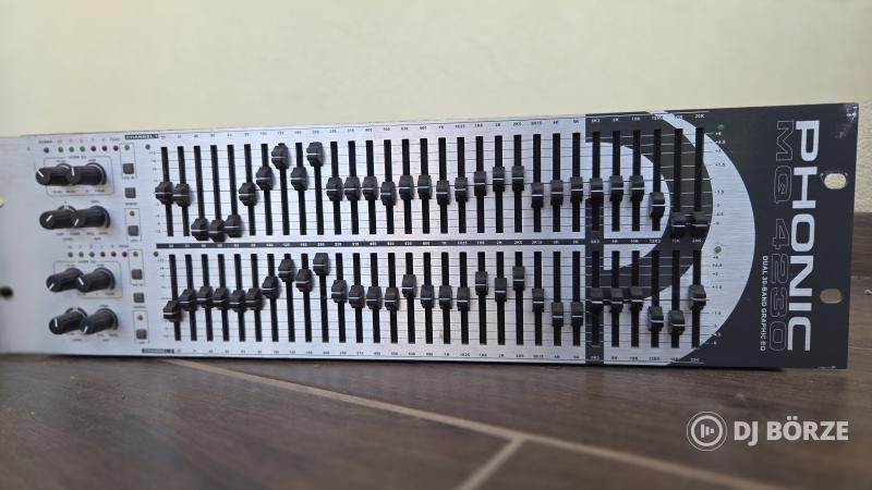 Phonic MQ 4230 dual 30 sávos grafikus EQ