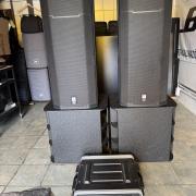 JBL PRX 425 2db Turbosound Milan 18B 2db (tokkal) Crown XLi2500
