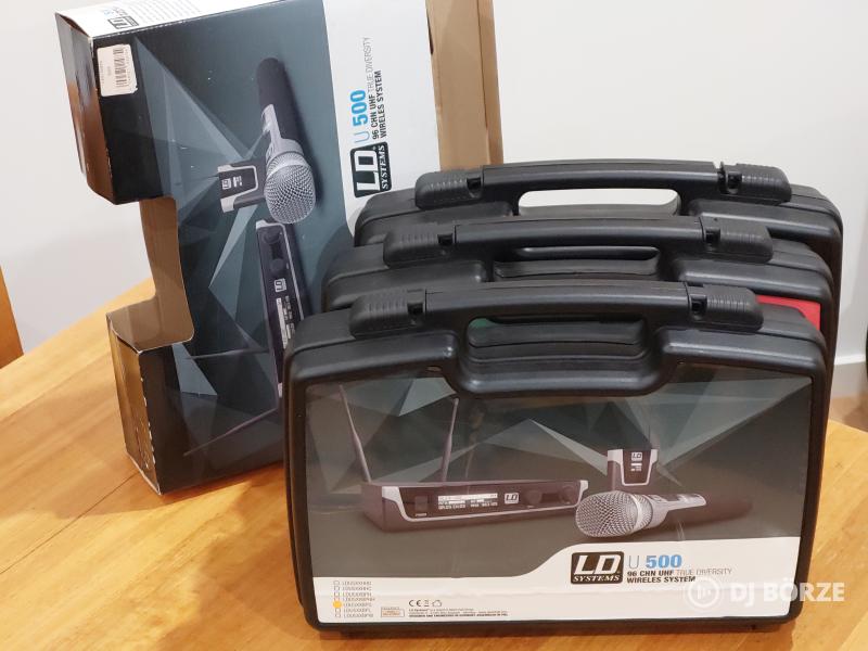 LD Systems U500 rádiómikrofon (3db dual szet egyben) OLCSÓN!