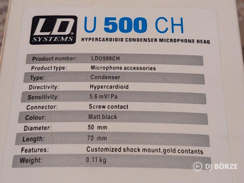 LD Systems U500 rádiómikrofon (3db dual szet egyben) OLCSÓN!