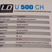 LD Systems U500 rádiómikrofon (3db dual szet egyben) OLCSÓN!