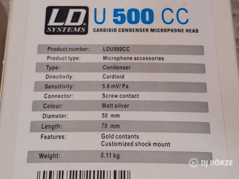 LD Systems U500 rádiómikrofon (3db dual szet egyben) OLCSÓN!