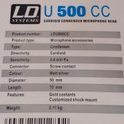 LD Systems U500 rádiómikrofon (3db dual szet egyben) OLCSÓN!