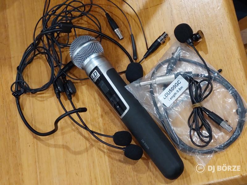 LD Systems U500 rádiómikrofon (3db dual szet egyben) OLCSÓN!
