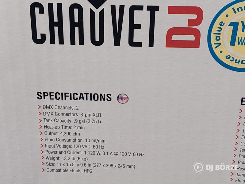 Chauvet Dj HURRICANE HAZE 4D füstgép olcsón eladó!