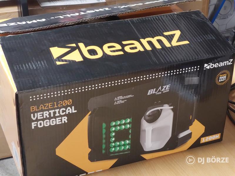 BEAMZ Blaze 1200 DMX vertikáis LED-es füstgép csak kipróbált, új állapotban eladó
