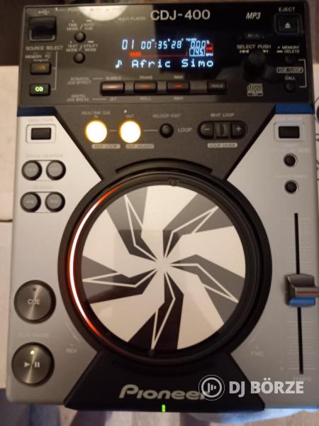 Pioneer CDJ 400 1 db nagyon szép állapotban dobozában