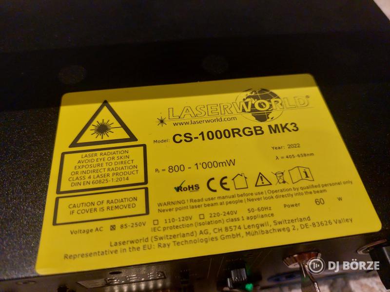 Laser World CS-1000 RGB Mk3 lézer olcsón eladó