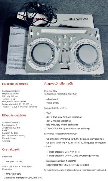 Pioneer We-Go 4 (fehér)