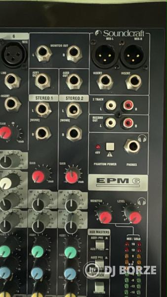 Soundcraft EPM 6 analóg keverőpult – megkímélt, szép állapotban eladó