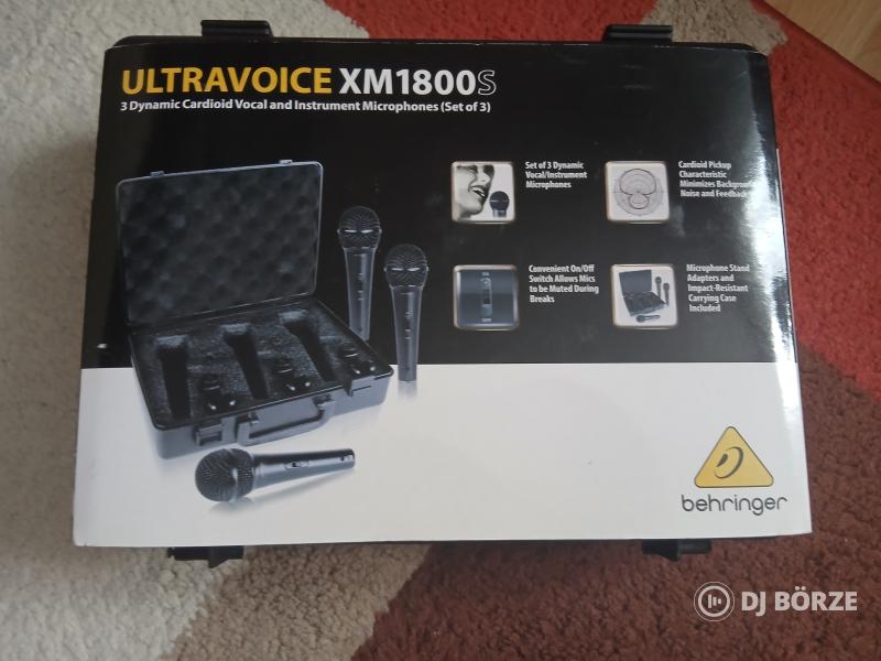 Behringer Mikrofon 3s szett ÚJ