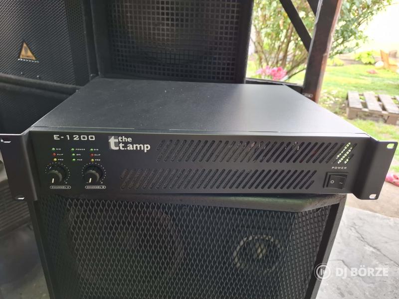 The t.amp E-1200 erősítő