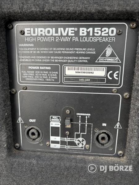 Behringer Eurolive B1520 hangfal