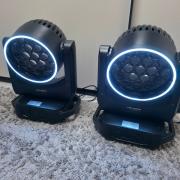19x8W + Ring LED Wash Zoom Robotlámpa páros ÚJ!
