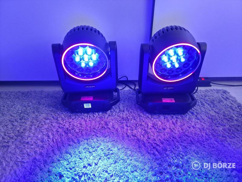 19x8W + Ring LED Wash Zoom Robotlámpa páros ÚJ!