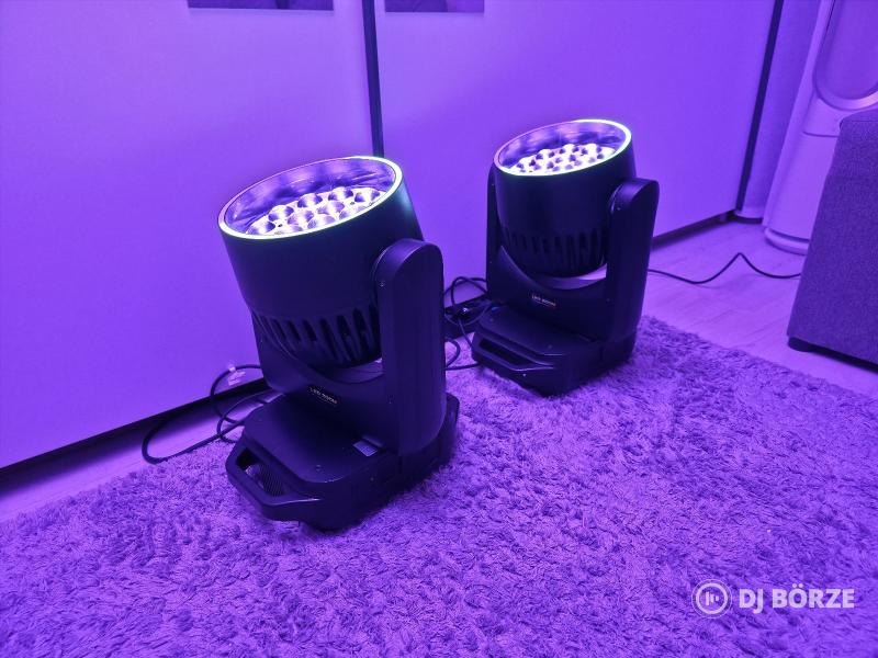 19x8W + Ring LED Wash Zoom Robotlámpa páros ÚJ!