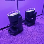 19x8W + Ring LED Wash Zoom Robotlámpa páros ÚJ!