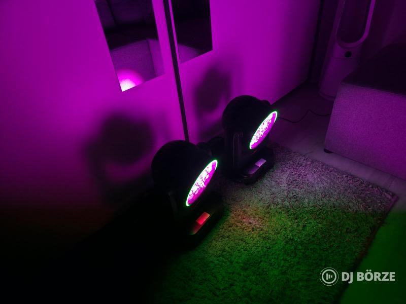19x8W + Ring LED Wash Zoom Robotlámpa páros ÚJ!