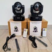 Eladó 4 db új, 40 watt teljesítményű forgó prizmás robotlámpa