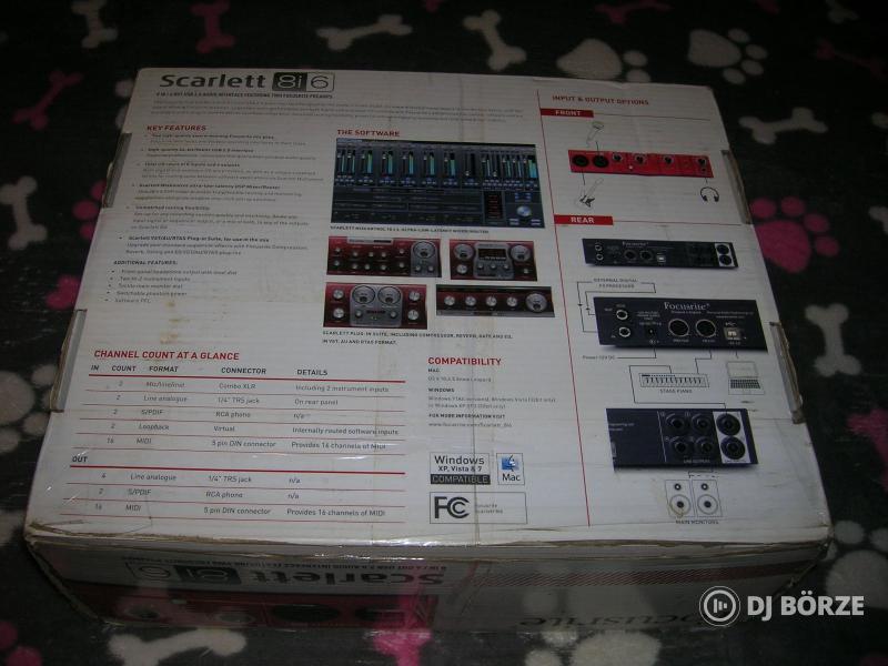 Focusrite Scarlett 8i6 USB 1. generációs audio interfész