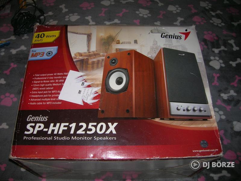 Genius SP-HF1250X stúdió monitor hangszórók