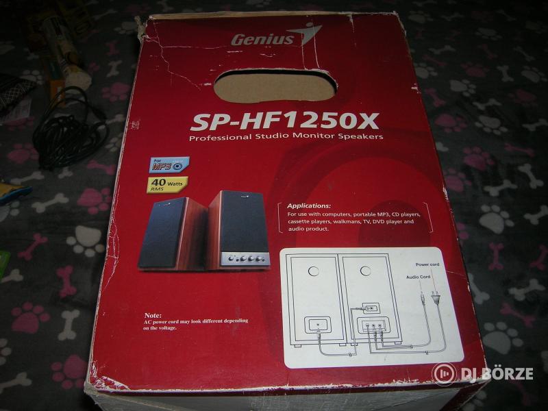 Genius SP-HF1250X stúdió monitor hangszórók
