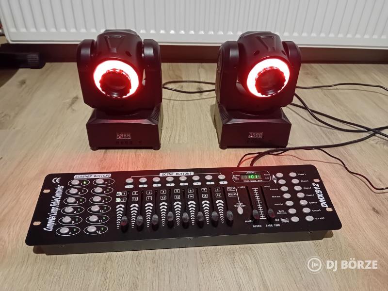 2db van! Új fajta gobókkal 60w os ritka nyakvilágításos robot (beszámítás is) Saját videó