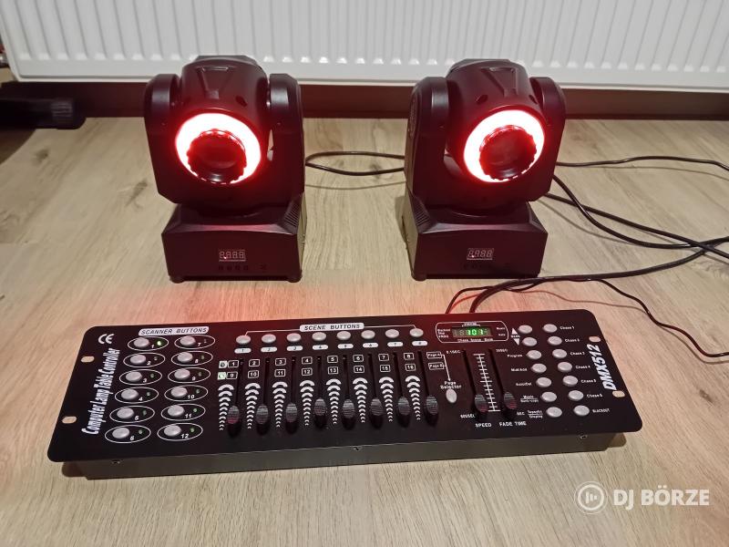 2db van! Új fajta gobókkal 60w os ritka nyakvilágításos robot (beszámítás is) Saját videó