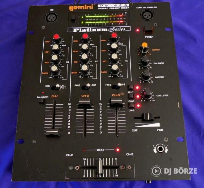 Gemini ps626 dj mixer analóg korszak ritkasága
