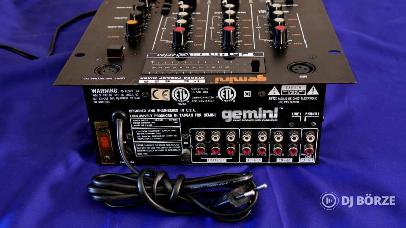 Gemini ps626 dj mixer analóg korszak ritkasága