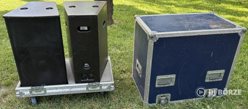 Turbosound TQ-259 hangfalpár + flight case
