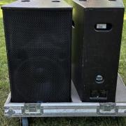 Turbosound TQ-259 hangfalpár + flight case