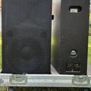 Turbosound TQ-259 hangfalpár + flight case